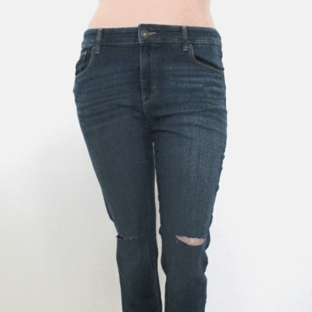 DESTRUCTED Skinny Jeans Women's Plus Size 18 STYLE & Co NWT - Picture 5 of 8